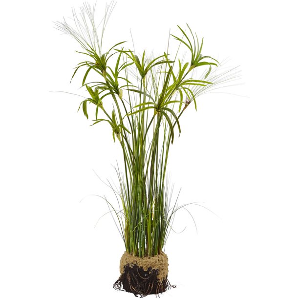 Nearly Natural 4ft. Papyrus Artificial Plant with Faux