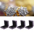 thumbnail image 2 of 4Pcs Jewelry Organizer Display Box Large Capacity Wear Resistant Stylish Jewelry Storage Box for Earring Ring for Home Store Trade Show, 2 of 9