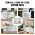 thumbnail image 6 of KFFKFF BBQ Island Entry Door Stainless Steel 30x21 Inch Outdoor Kitchen Door, 6 of 9