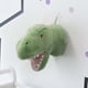 thumbnail image 2 of Dinosaur Stuffed Animal Head Wall Decoration Head Lifelike Plush Animal Head for Baby Kids Girl Bedroom Home Decor heqiyong LED, 2 of 2