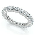 thumbnail image 2 of Pompeii 1 - 5 Ct Round Cut Diamond Eternity Ring Lab Grown 14k White Yellow or Rose Gold, 2 of 4