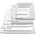 thumbnail image 1 of Quilting Frame, Square Rectangle Plastic Clip Frame for Embroidery Cross Stitch Quilting Needlepoint Tool, 1 of 1