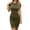 C-Green265, variant on Summer Short Sleeve Dresses Women Slim Fit Bodycon Tight Solid Color T Shirt Mini Dress Casual Daily Wear Stylish Dresses