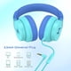 thumbnail image 5 of Candy Bila Auriculares para niños, Auriculares con cable para niños con micrófono, Limitador de volumen de 85/94 dB para niñas y niños, Auriculares plegables para aprendizaje y entretenimiento, 5 of 5