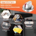 thumbnail image 5 of Upgrade 5pcs DG64-00472A Stove Knob, Direct Replacement for Sam.sung Range Stove Knobs DG64-00473A, DG64-00347A, DG64-00347B,Fit for Samsung Oven FX510BGS FX710BGS NX58F5300SS NX58F5500SS, 5 of 7