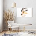 thumbnail image 2 of Watercolor cat face profile - 24"x36" canvas - Print on demand, 2 of 5