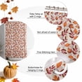 thumbnail image 5 of Vintage Fall Leaves Shower Curtain for Bathroom, Retro Watercolor Botanical Waterproof Shower Curtains Washable Quick Dry with Hooks Bathtub Curtains 72x72 IN, 5 of 6
