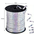 thumbnail image 3 of Under 10 Event & Party 500 Yard Balloon Curling Ribbon Roll Crimps Silver Shiny Curling Ribbon for Wrapping and Festival Decoration, 3 of 8