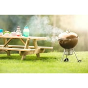 Weber Original Charcoal Grill, 22 Inch Premium Kettle Charcoal Grill, Copper