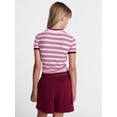 thumbnail image 3 of Weekend Academy Girls Layered Tee with Short Sleeves, Sizes 4-18, 3 of 5