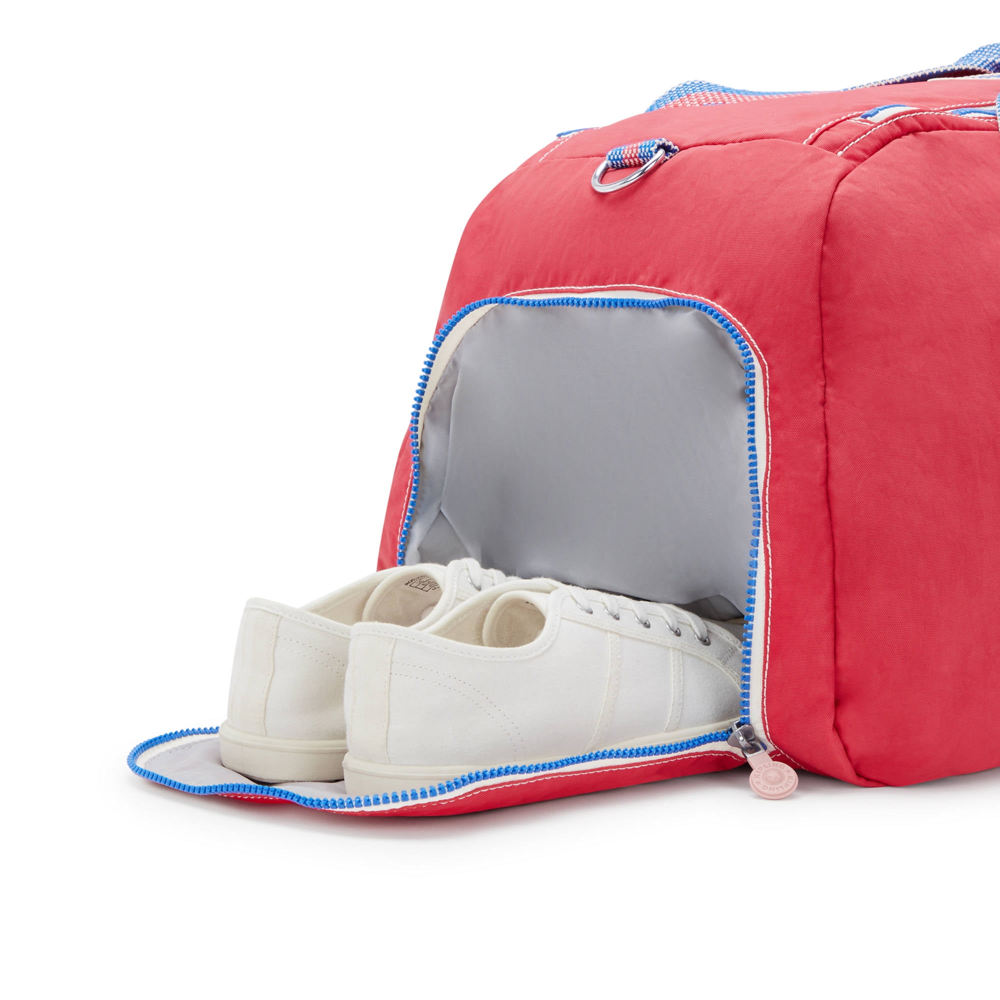 Kipling Palermo Up Convertible Duffle Backpack with Trolley Sleeve Travel Shoe Compartment Berry Blitz Wb Walmart