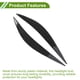 thumbnail image 5 of Cubierta de cejas de faros delanteros izquierda y derecha, adhesivo decorativo exterior para BMW F32 2012-2017, color plástico de fibra de carbono, 5 of 6