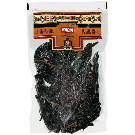 Badia Pasilla Chili Peppers, 6 oz