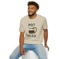 thumbnail image 4 of Pot Head Tshirt Funny Coffee Shirt Sarcastic Mens Graphic tees Caffeine, 4 of 4
