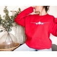 thumbnail image 3 of Airplane Sweatshirt, Travel Shirt, Gift for Traveler, Adventurer Gift, Airplane Shirt, Vacation Sweatshirt, Pilot Sweatshirt, 3 of 4