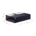 thumbnail image 3 of CyberPower RB1290X4J - UPS battery - 4 x battery - lead acid - 9 Ah - for External Battery Module Series BP48VP2U02; Smart App Sinewave PR1500, PR2000, PR3000, 3 of 3