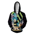 thumbnail image 3 of Sudadera con capucha y cremallera para hombre, ropa de otoño, sudadera con capucha para hombre, sudadera con capucha Y2k, ropa con estampado de pavo real y fénix de moda para hombre, sudadera, 3 of 5
