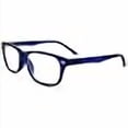 thumbnail image 3 of In Style Eyes Lunettes de Lecture Rétro Bifocales - Lecteurs Bifocaux pour Femmes et Hommes, Lentilles Non Progressives, Charnières à Ressort Adaptatives - Bleu, 1.5x, 3 of 4
