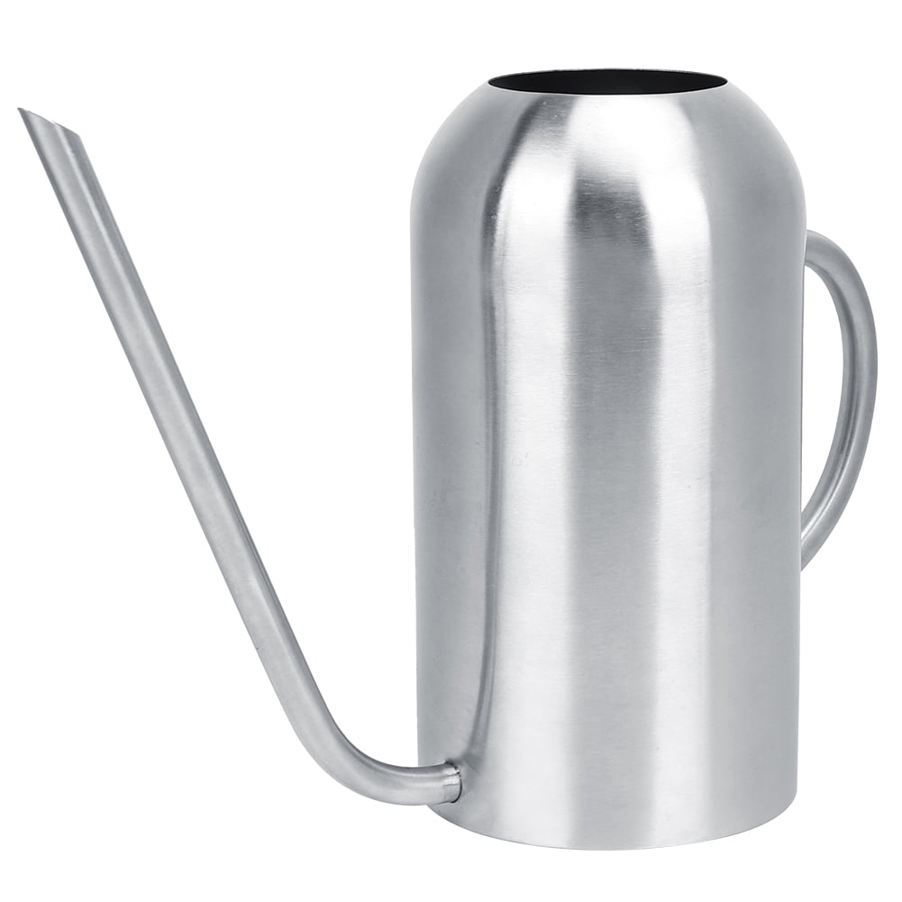 YAHHU 1.5L / 0.4 Gal Stainless Steel Watering Can, Long Spout High Arc Plant Watering Pot for Indoor Outdoor Succulents, Silver (10.24 inches / 26 cm)