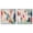 Silver Frame, variant on Amonada Duet Canvas Print Sunset Wall Art Set by Art Remedy, Gallery Wrapped, 30 x 30
