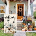 thumbnail image 5 of Sm:)e Flowers Welcome Fall Garden Flag 12 x 18 Inch, Double-Sided Printing, Seasonal Farmhouse Yard Outdoor Decor, 5 of 8