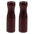 thumbnail image 1 of 2Pcs Durable Design Brown Wooden Foosball Table Handle Grip Replacement for Indoor Game Room, 1 of 9