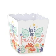 Big Dot of Happiness Let's Be Fairies - Party Mini Favor Boxes - Fairy Garden Birthday Party Treat Candy Boxes - Set of 12