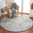 thumbnail image 2 of SAFAVIEH Metro Luvina Medallion Area Rug, Ivory/Grey, 6' x 6' Round, 2 of 8