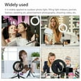 thumbnail image 4 of LED Ring Light with Tripod Stand Selfie Ring Light Makeup Ring Light for YouTube Video  Photography  Shooting with 3 Light Modes and 10 Brightness Level Compatible with iPhone/Android, 4 of 10