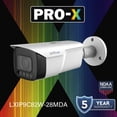 thumbnail image 2 of LTS LXIP9C82W-28MDA PRO-X IP 8MP 2.8mm 24/7 Color Ai WDR Built-in Mic NDAA Bullet Camera, 2 of 8