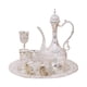 thumbnail image 4 of Juego de café turco BLESIY vintage 6 tazas de metal y bandeja decoración de fiesta de té, 4 of 8