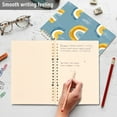 thumbnail image 4 of FORMRS 1-Subject Spiral Notebook 8" x 5" College Ruled 60 Refillable Sheet A5 Hard Cover, Light Blue Rainbow, 4 of 7