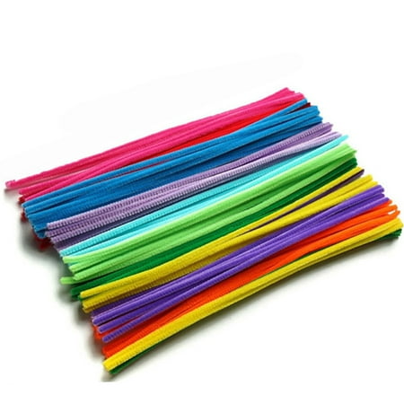 400pcs Tiges De Fils Chenille, 27 Couleurs 200 Cure Pipe, 100