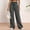 41#Dark Gray, variant on Women's Wide Leg Sweatpants Double Waisted Baggy Sweat Pants with Pockets Light Gray S