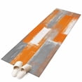 thumbnail image 2 of 2x6 Kitchen Runner Rug, Orange Grey Non-Skid Rubber Backing Large Rectangle Rugs - Living Room Bedroom Home Office, Modern White Mottled Graffiti Art Painting Indoor Floor Mat Carpets Washable Rug, 2 of 9