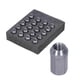thumbnail image 1 of 7075-T6 Aluminum Locking Lug Nuts - 20pcs M12x1.5 Thread, 1.3in Height, Titanium Color, 1 of 5