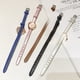 thumbnail image 4 of Reloj estilo universitario chic retro simple elegante para mujer impermeable pequeño y exquisito regalo para niña, 4 of 5