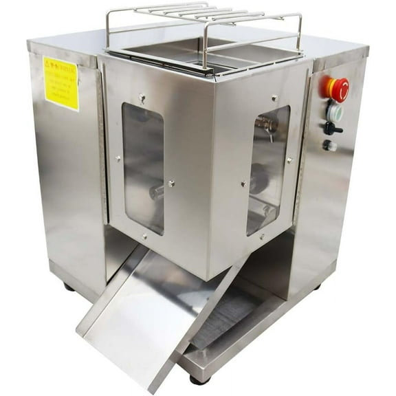 EQCOTWEA Commercial Shreded Meat Slicer Cutter Body QSJ-T without Blade Stainless Steel