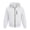 White, variant on Zimjoy Men's Zipped Hoodies Jackets Long Sleeve Hoodies for Men with Zipper Casual Lightweight Winter Jacket with Hood Black L