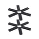 thumbnail image 2 of Black Foldable Non-slip Heat Pad Trivet Pan Pot Mat Kitchen, 2 of 9