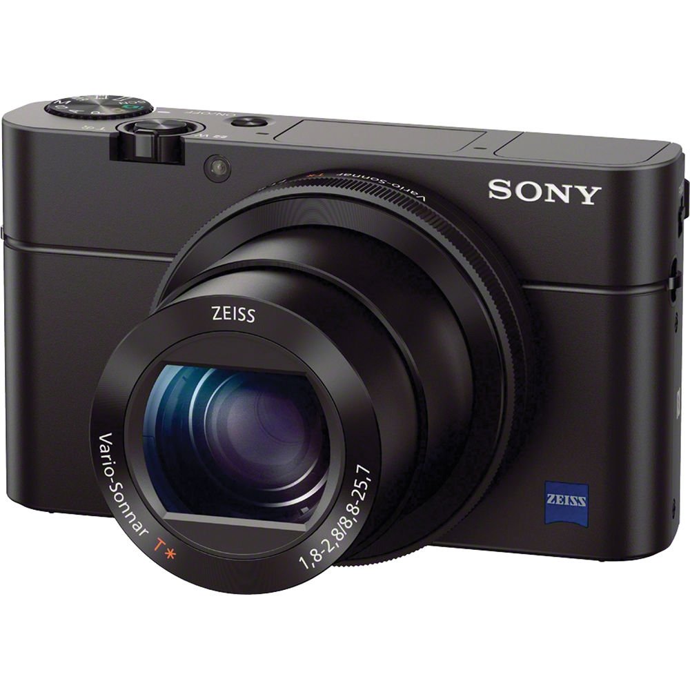 Sony Cyber-Shot DSC-RX100 III Camera DSCRX100M3/B with Soft Bag, Additional Battery, 64GB Memory Card, Card Reader, Plus - image 2 of 6
