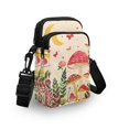 thumbnail image 2 of HELLHERO Shoulder Bag Polyester with Zipper Mushroom for Casual Travel Adults, 2 of 6