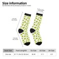 thumbnail image 2 of Susaid Green Frog Print Men's Moisture Wicking Cushioned Crew Work Boot Socks Suitable for Size 36-45, 2 of 6