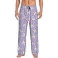 thumbnail image 1 of Balery Swan With Stars Pantalones de pijama para hombre, pijama ultraligero, pantalón de descanso-3X-Large, 1 of 6