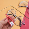 thumbnail image 4 of 12pcs Mini Microfiber Glasses Eyeglasses Cleaner Eyeglass Cleaner Spectacles Cloth Cleaner Cleaning Clip Microfiber Sunglasses Cleaner Eye Glasses Lens Cleaner Cleaning Brush Tool, 4 of 8