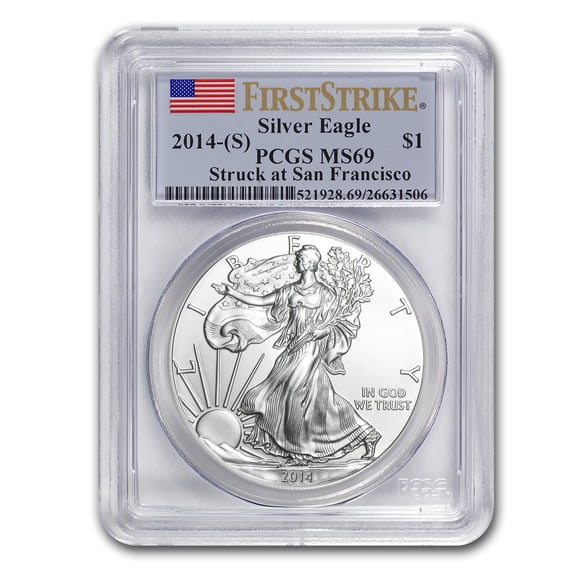 2014 (S) American Silver Eagle MS-69 PCGS (FirstStrike®)