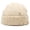 Beige, variant on Gothic Beanie Winter Knit Hats Trendy Metal Pin Y2K Skull Cap Unisex