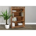 thumbnail image 2 of Sunny Designs Sedona 48" Adjustable Shelf Wood Bookcase in Rustic Oak, 2 of 10