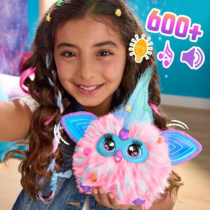 ファービー　ベイビーズ　Walmart限定版　海外版 Furby Cotton Candy Interactive Plush Figure - Walmart.com