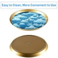 thumbnail image 5 of Cloud Plastic Discs Iron Pillar Jewelry Organizer Stand with 3 Removable Plates - Elegant Design for Home Decor, 5 of 6